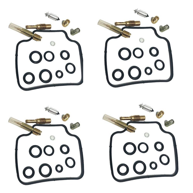 MTUOSALE Set 4 Carburetor Carb Repair Kit Compatible with Honda CB650 CB650SC NIGHT HAWK 1983-1985 Carburateur Carb Rebuild Kit Replacement Parts - Image 1
